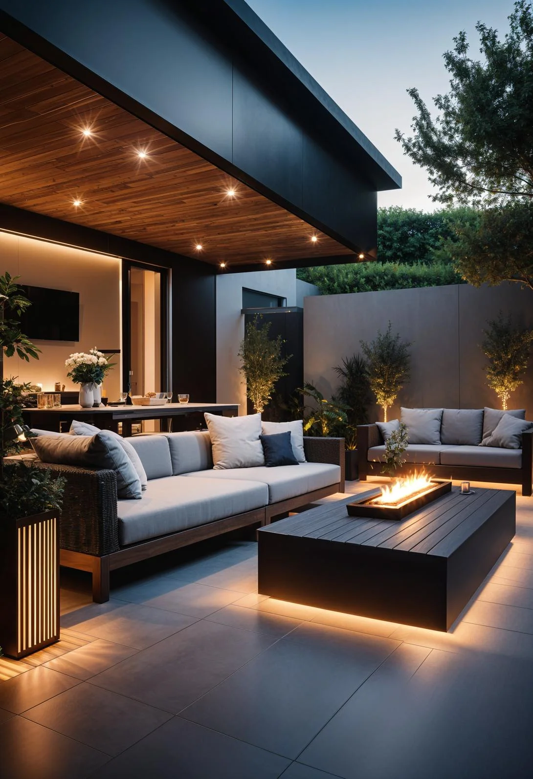 31 Gorgeous Outdoor Patio Ideas to Try Now (With Real Costs & Climate Notes) 81 18. Smart Outdoor Oasis: Lighting & Sound-1