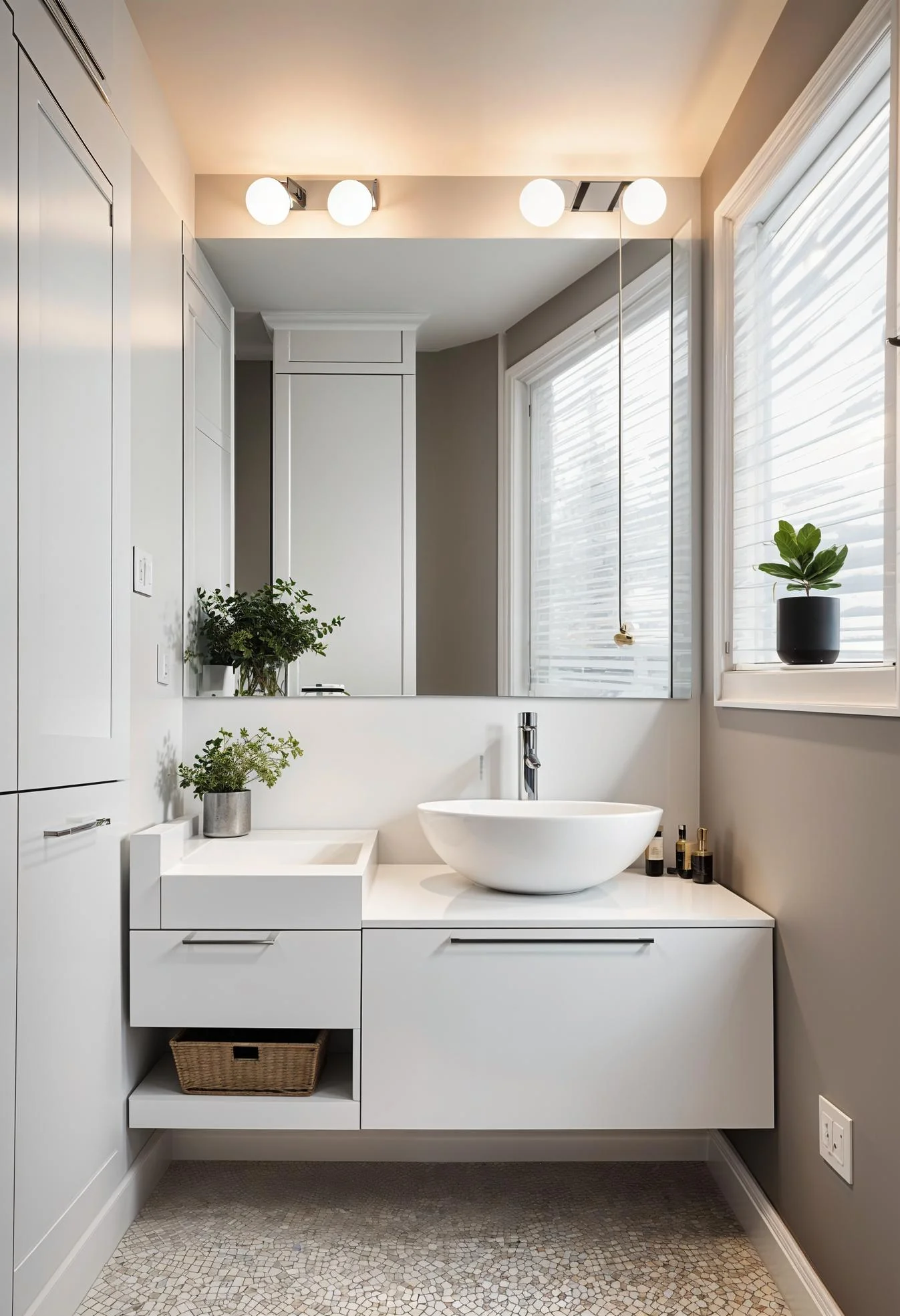 3. Space-Saving Corner Sink Vanity-0