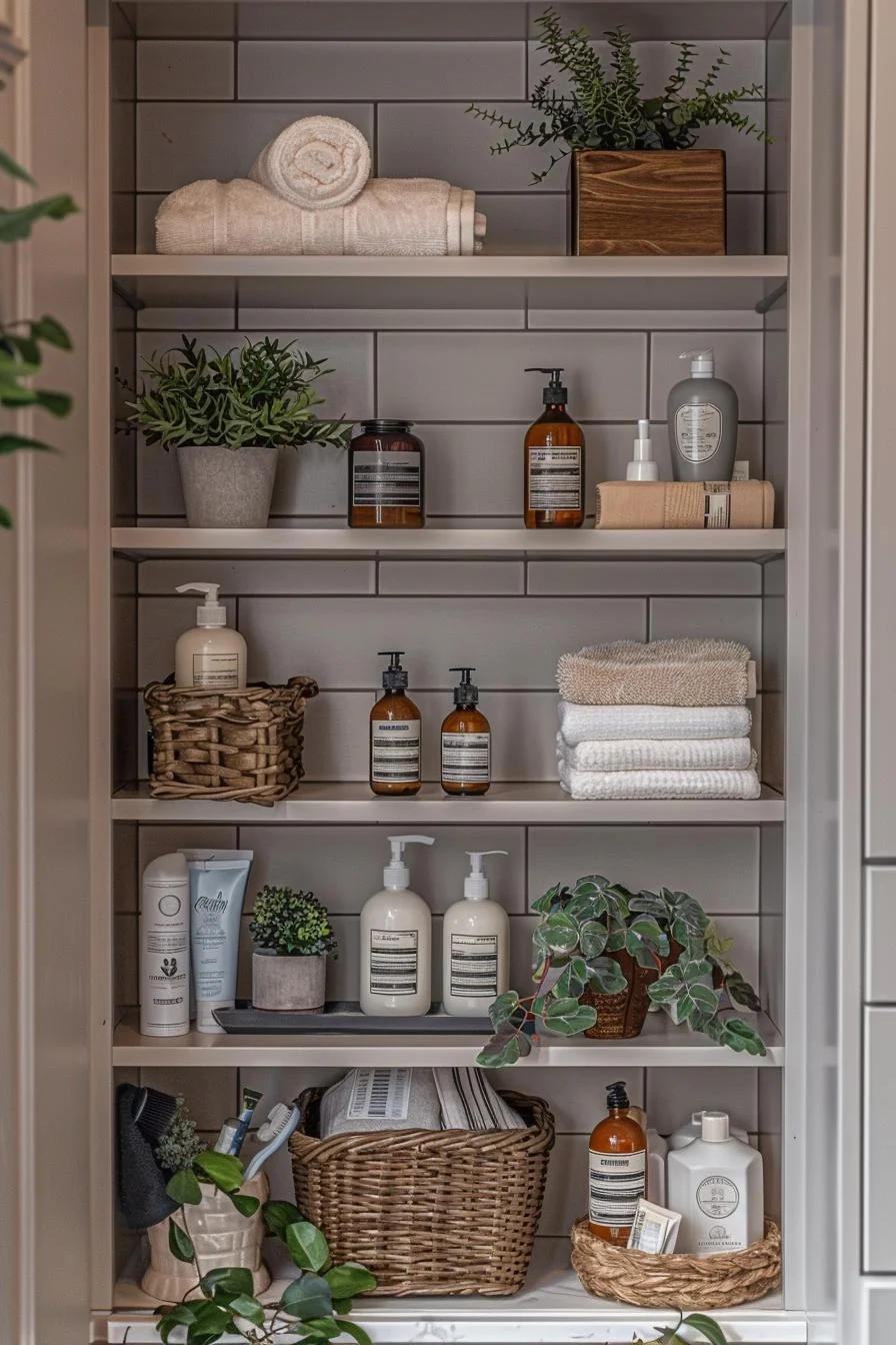 13. Stud Recessed Shelving Storage Solutions-1