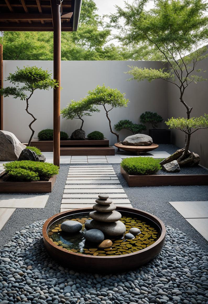 2. Tranquil Bamboo Zen Patio Retreat-2