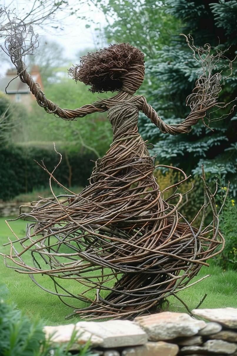 1. Twig Sculpture Showcase: Nature-inspired Art-1