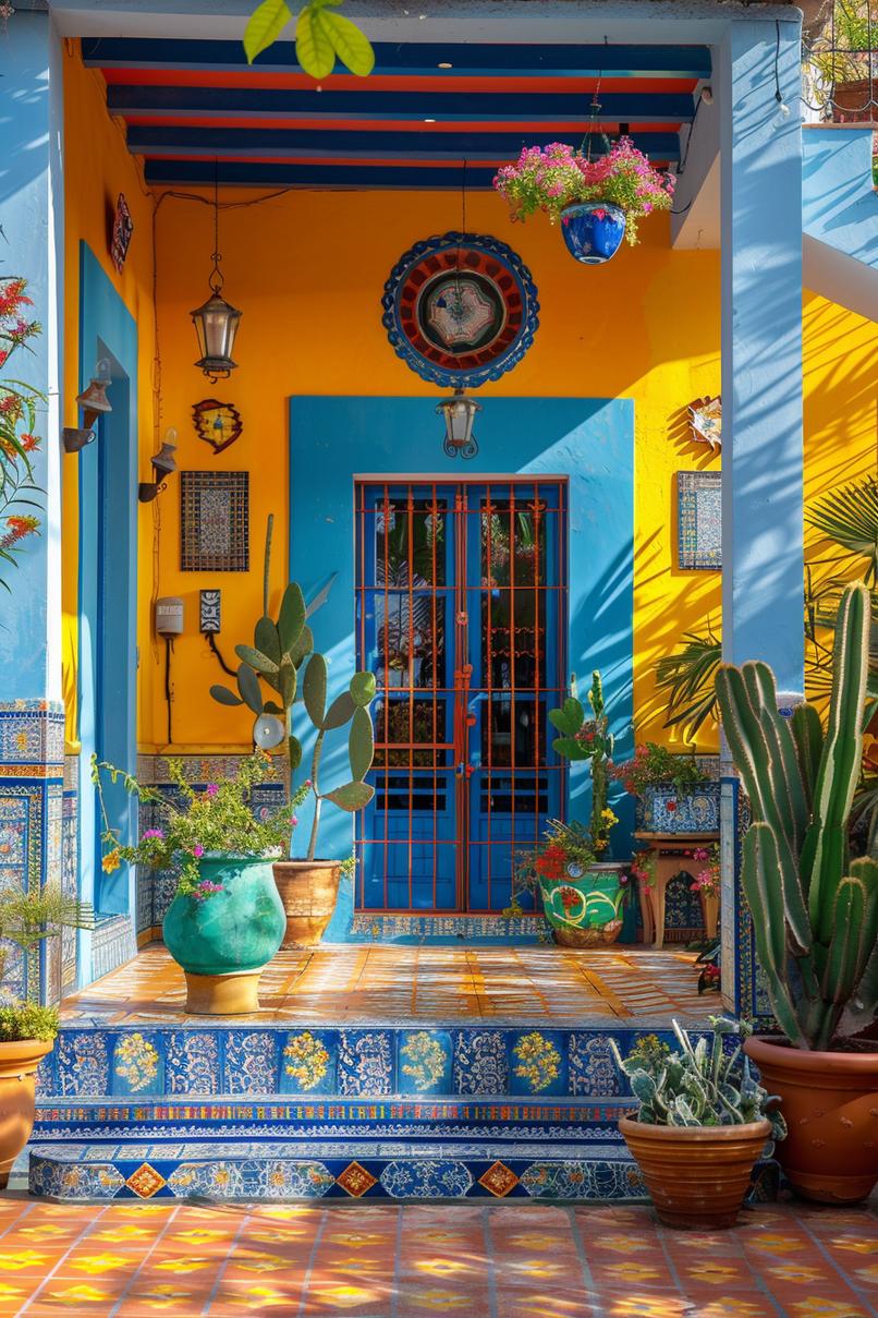 21. Vibrant Mexican Courtyard Design-0