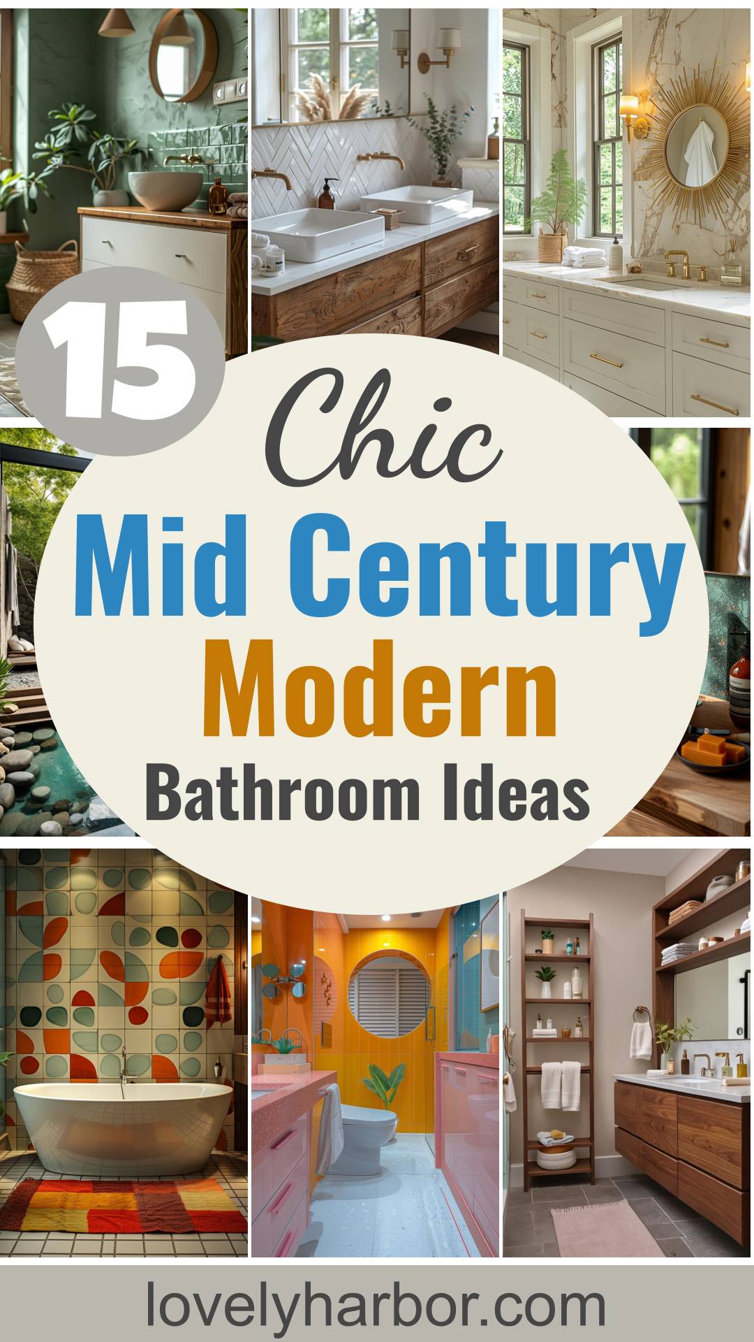 15 Chic Mid Century Modern Bathroom Ideas For Timeless Elegance ...