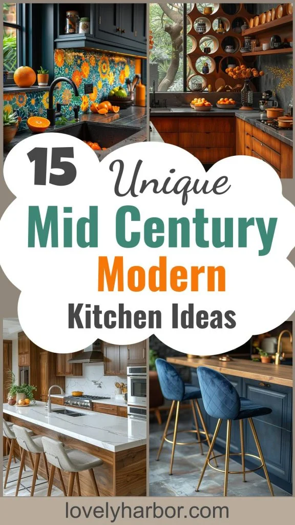 15 Unique Mid Century Modern Kitchen Ideas