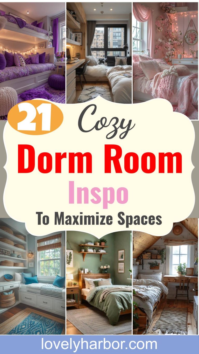 21 Cozy Dorm Room Inspo To Maximize Small Spaces - Lovely Harbor
