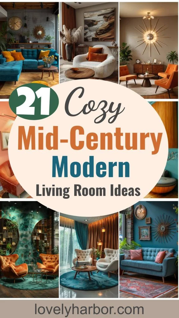 21 Cozy Mid-Century Modern Living Room Ideas