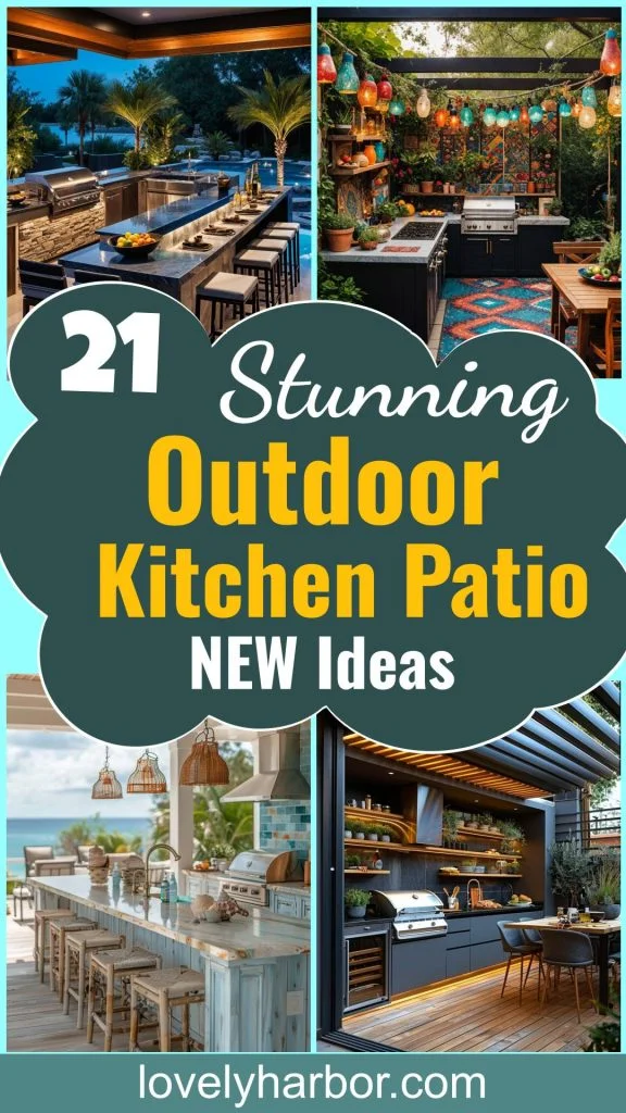 21 Stunning Outdoor Kitchen Patio Ideas (New)