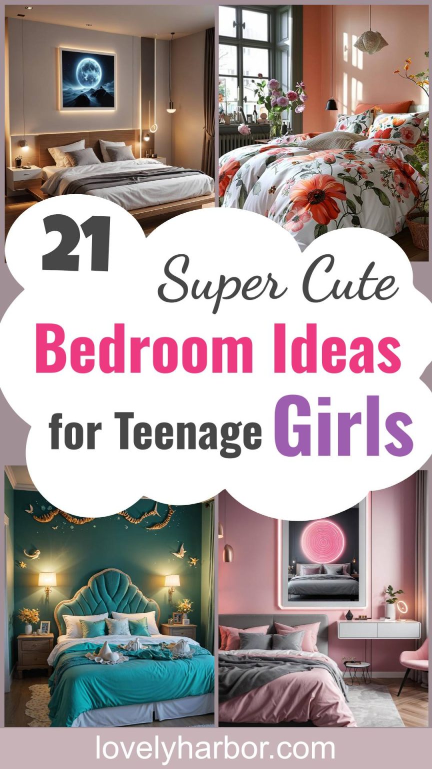 21 Super Cute Bedroom Ideas For Teenage Girls - Lovely Harbor