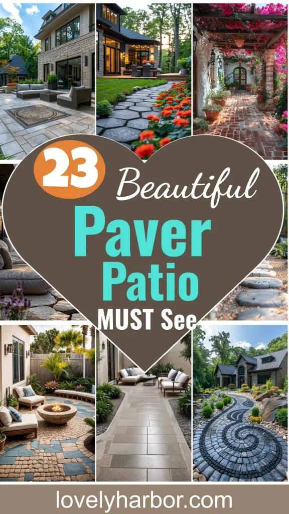 23 Gorgeous Paver Patio Ideas You Must See