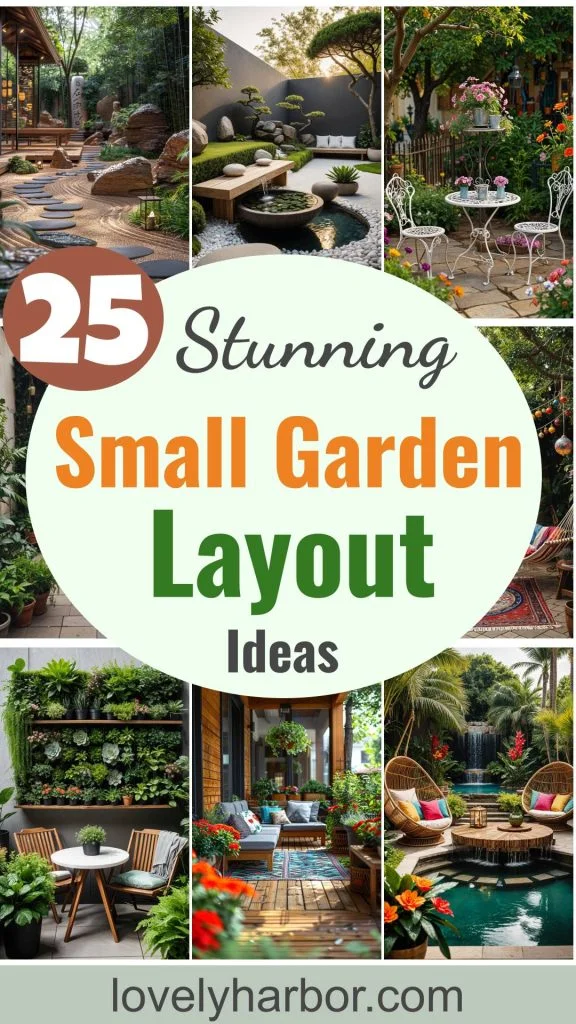 25 Stunning Small Garden Layout Ideas green