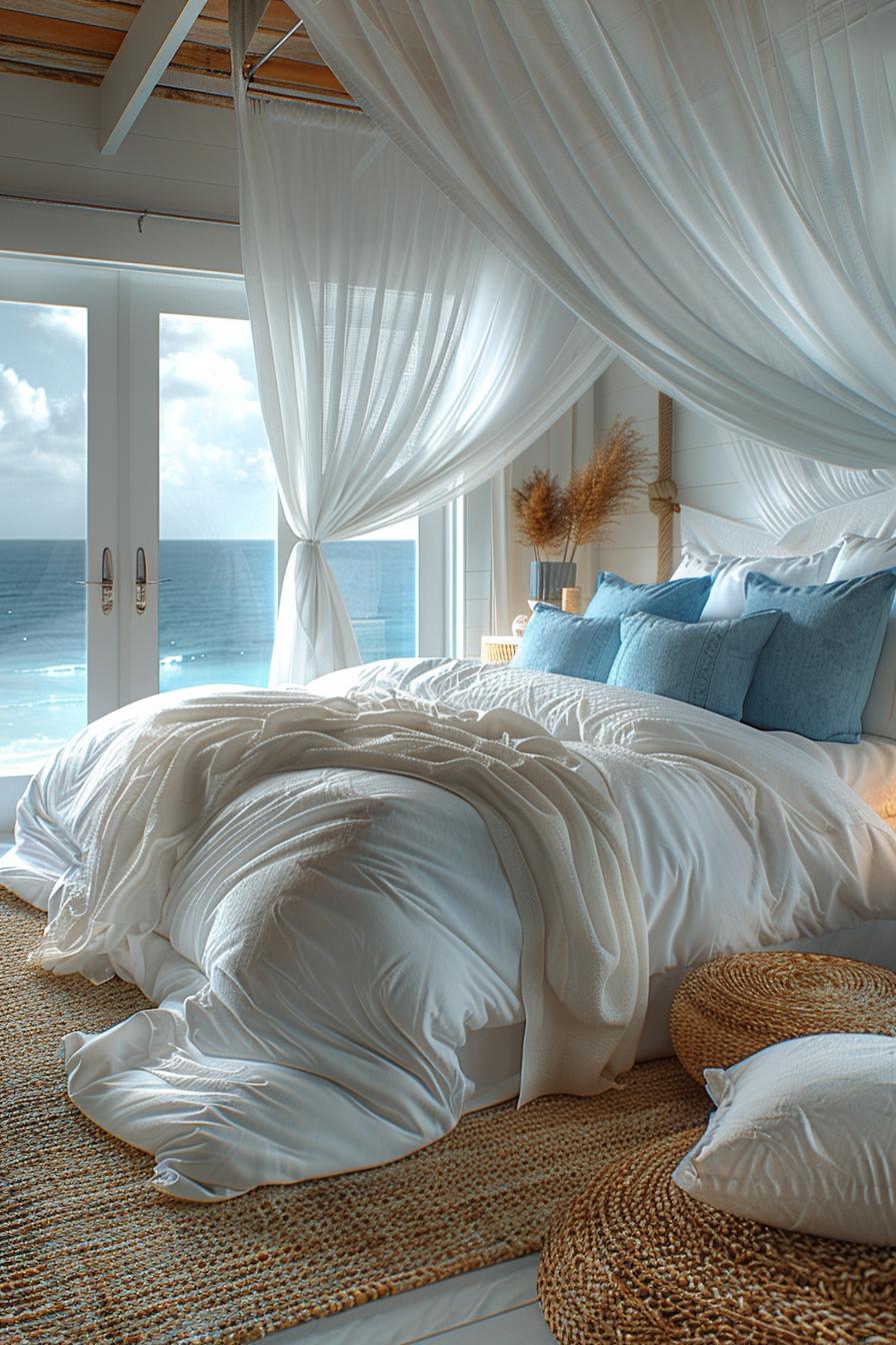 18. Airy Coastal Canopy Bed Oasis-0