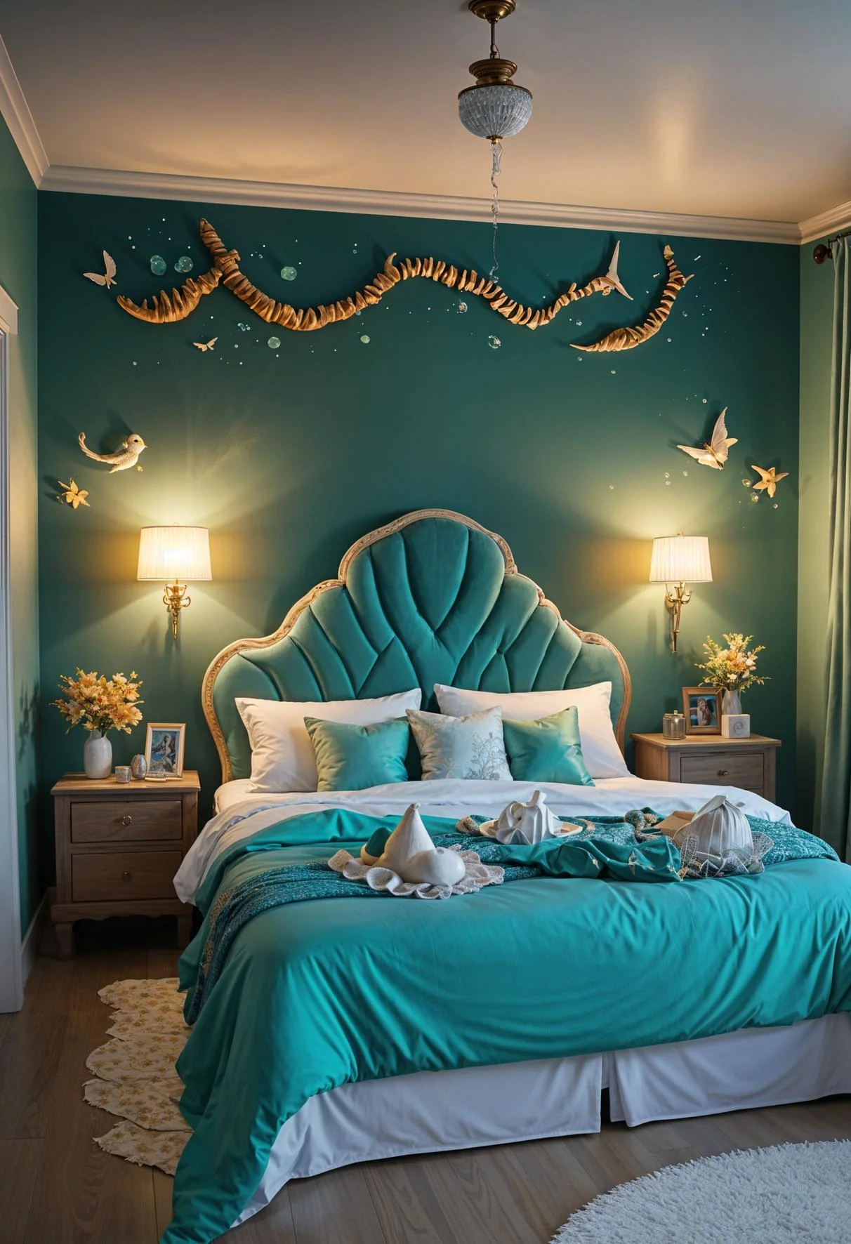 15. Aquatic Teenage Dream Bedroom-0