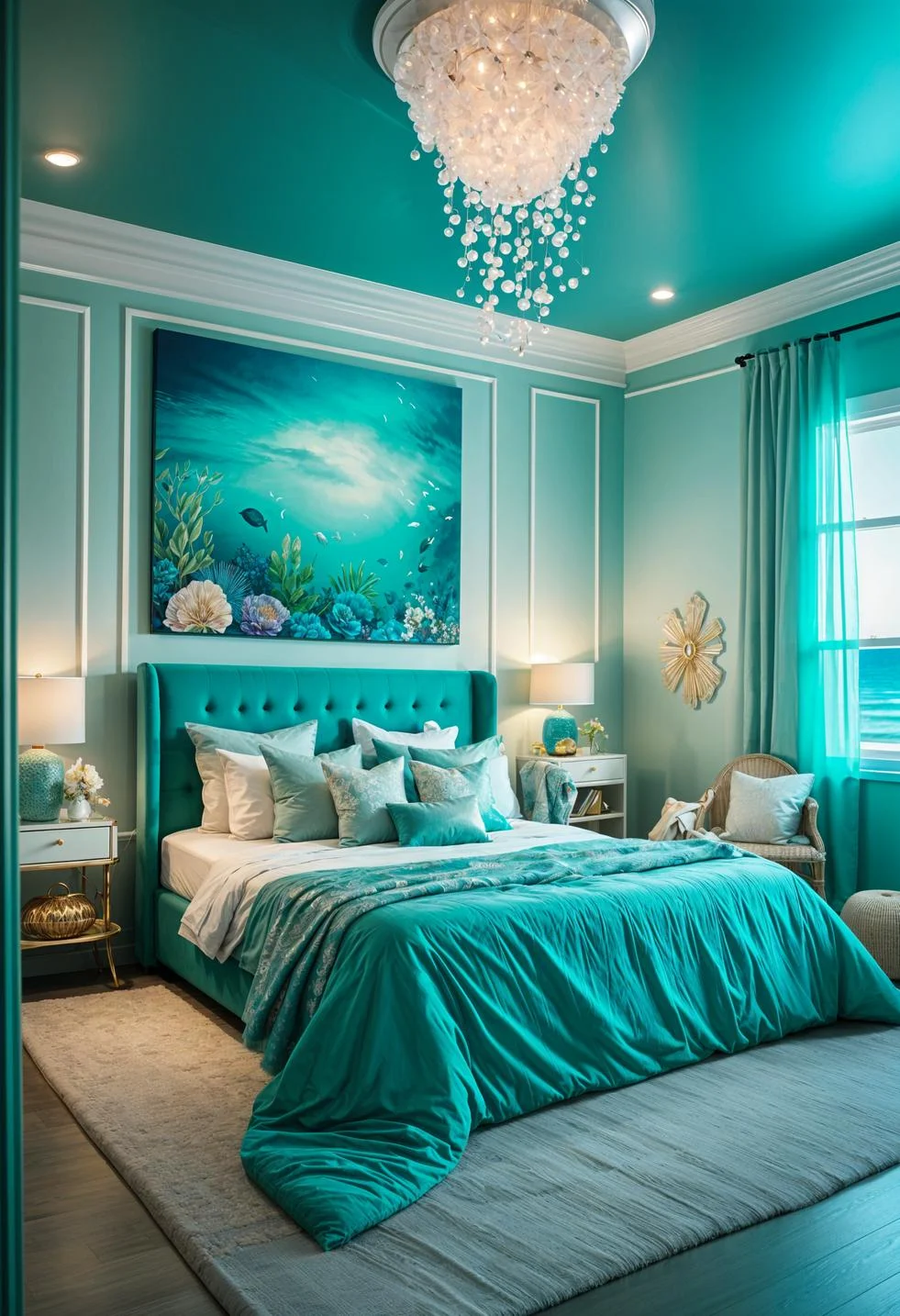 15. Aquatic Teenage Dream Bedroom-1