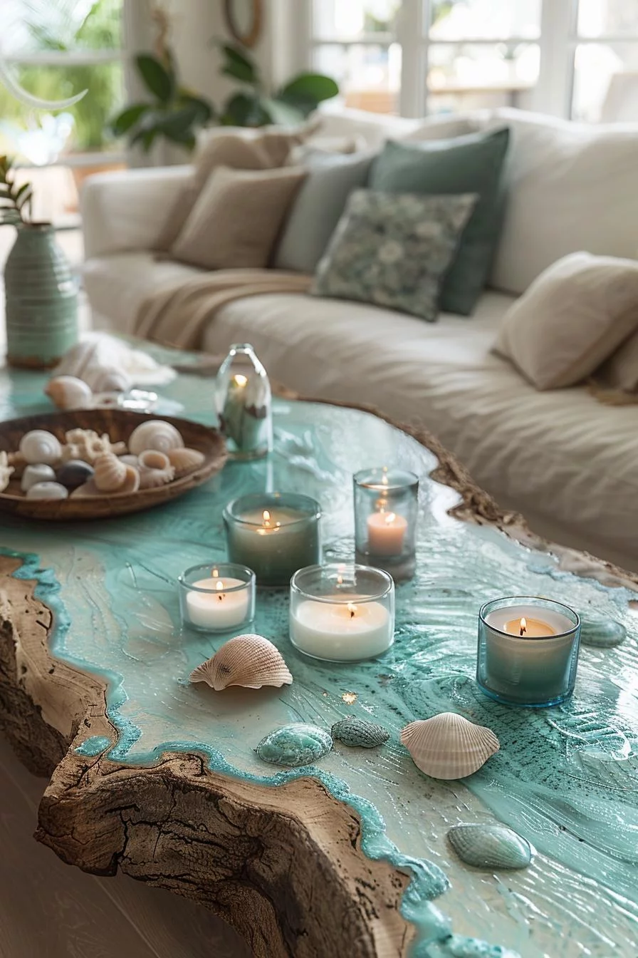 15 Stunning Boho Coastal Living Room Ideas for a Beachy Home 68 13. Beach Find Candle Holder Ideas-1