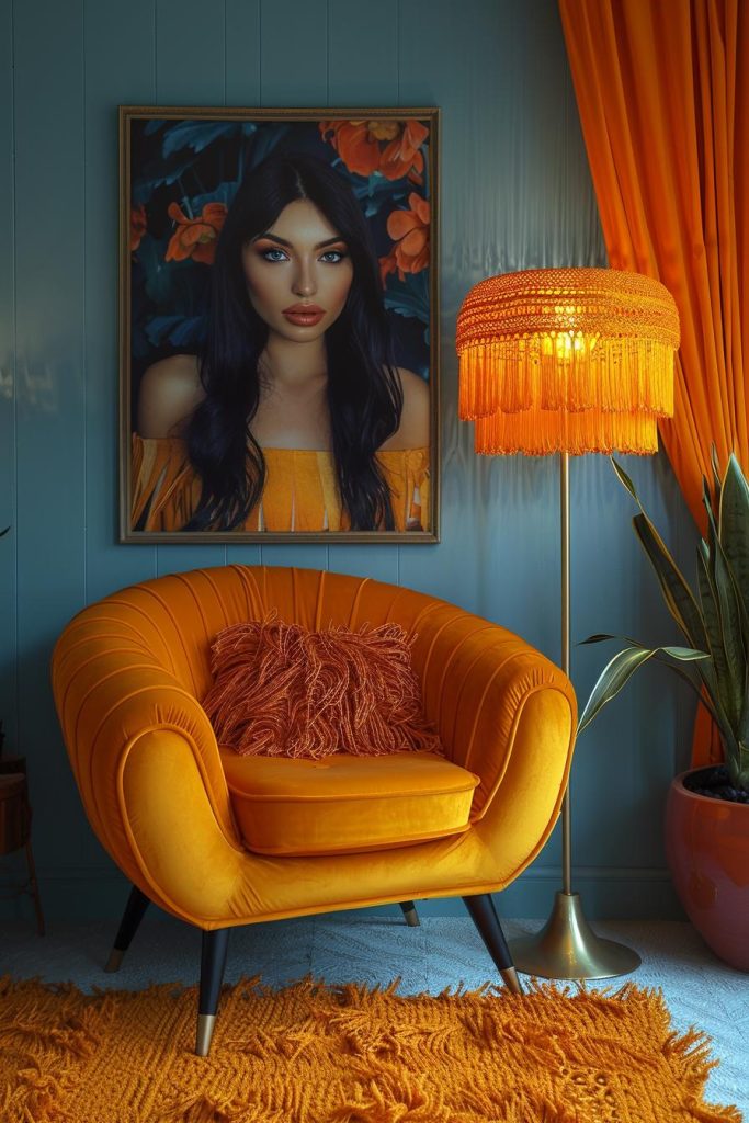 19 Gorgeous Boho Mid-Century Modern Living Room - Lovely Harbor