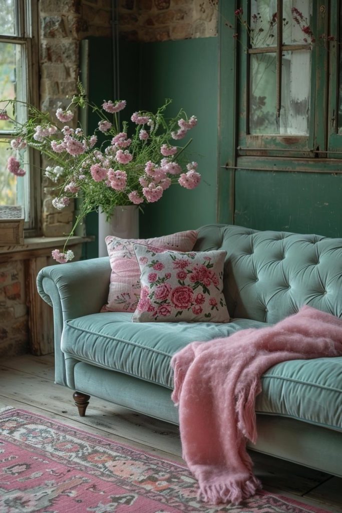 19 Gorgeous Boho Mid-Century Modern Living Room - Lovely Harbor