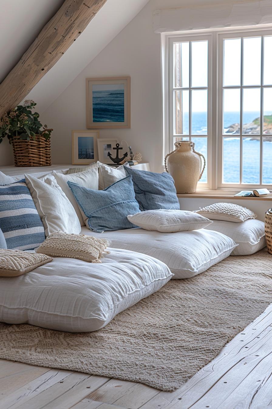 20. Casual Coastal Floor Cushions-0