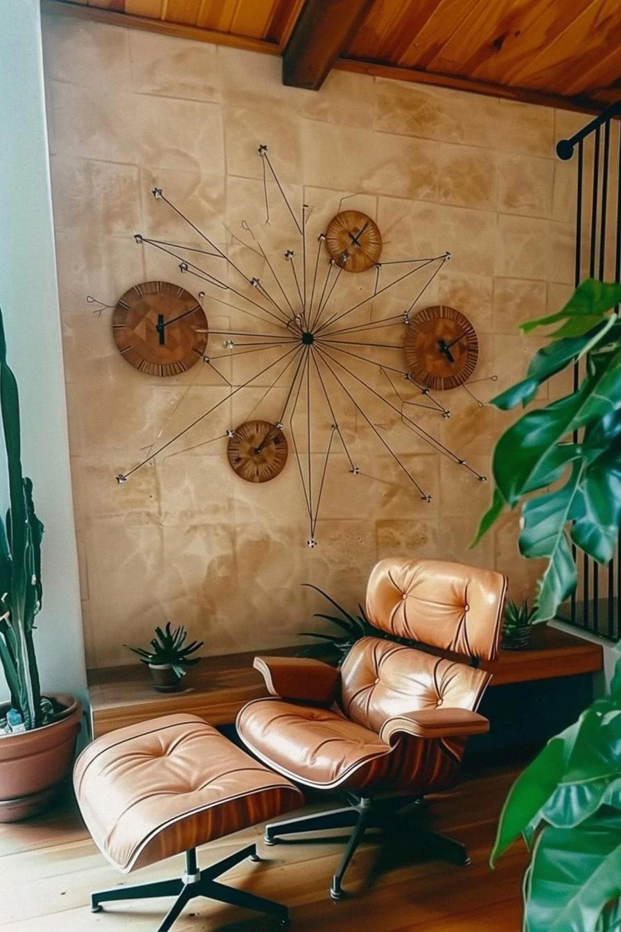 6. Chic Lounge Chairs and Clocks-1