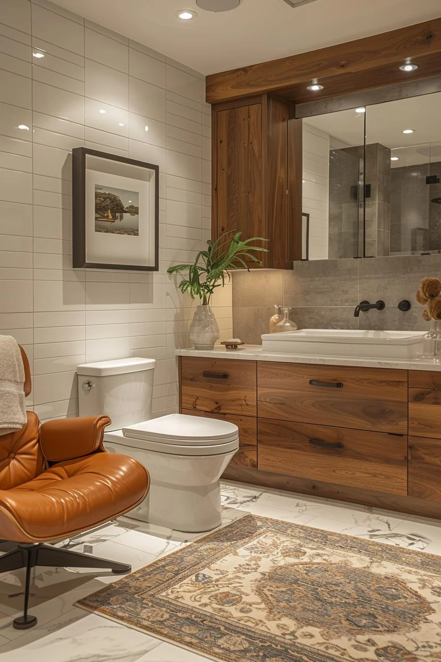 8. Chic Sculptural Elements in Bathrooms-2