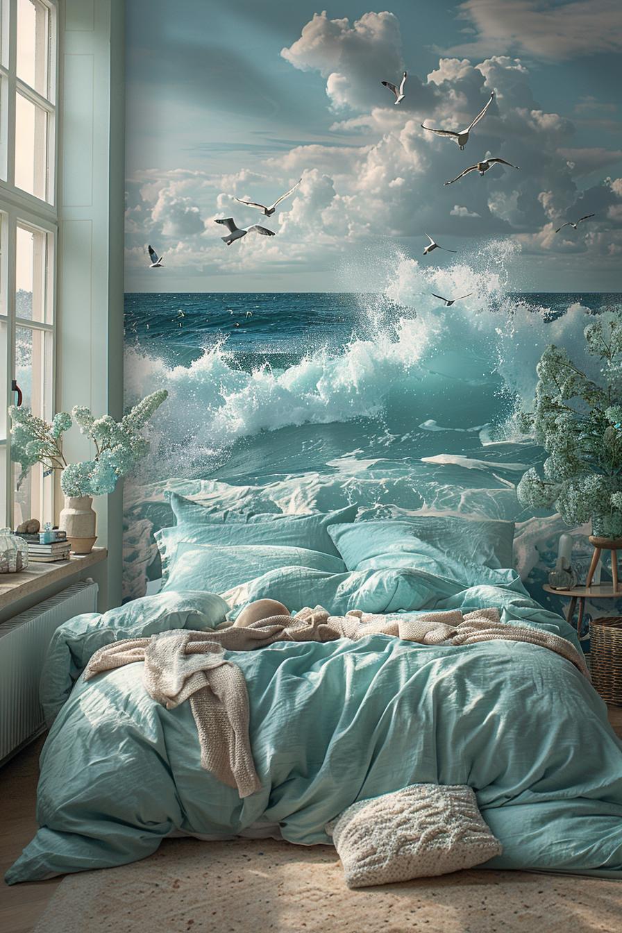 2. Coastal Bedroom Mural Inspiration-1