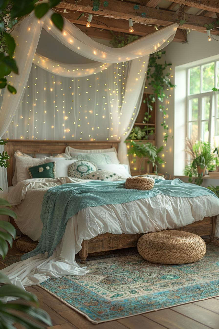 6. Coastal Canopy Bed DIY-2