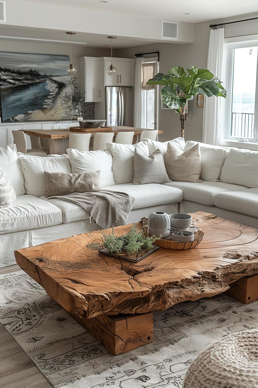 1. Coastal Driftwood Coffee Table Inspiration-2