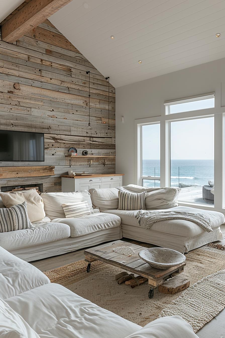 14. Coastal Weathered Wood Accent Wall-0