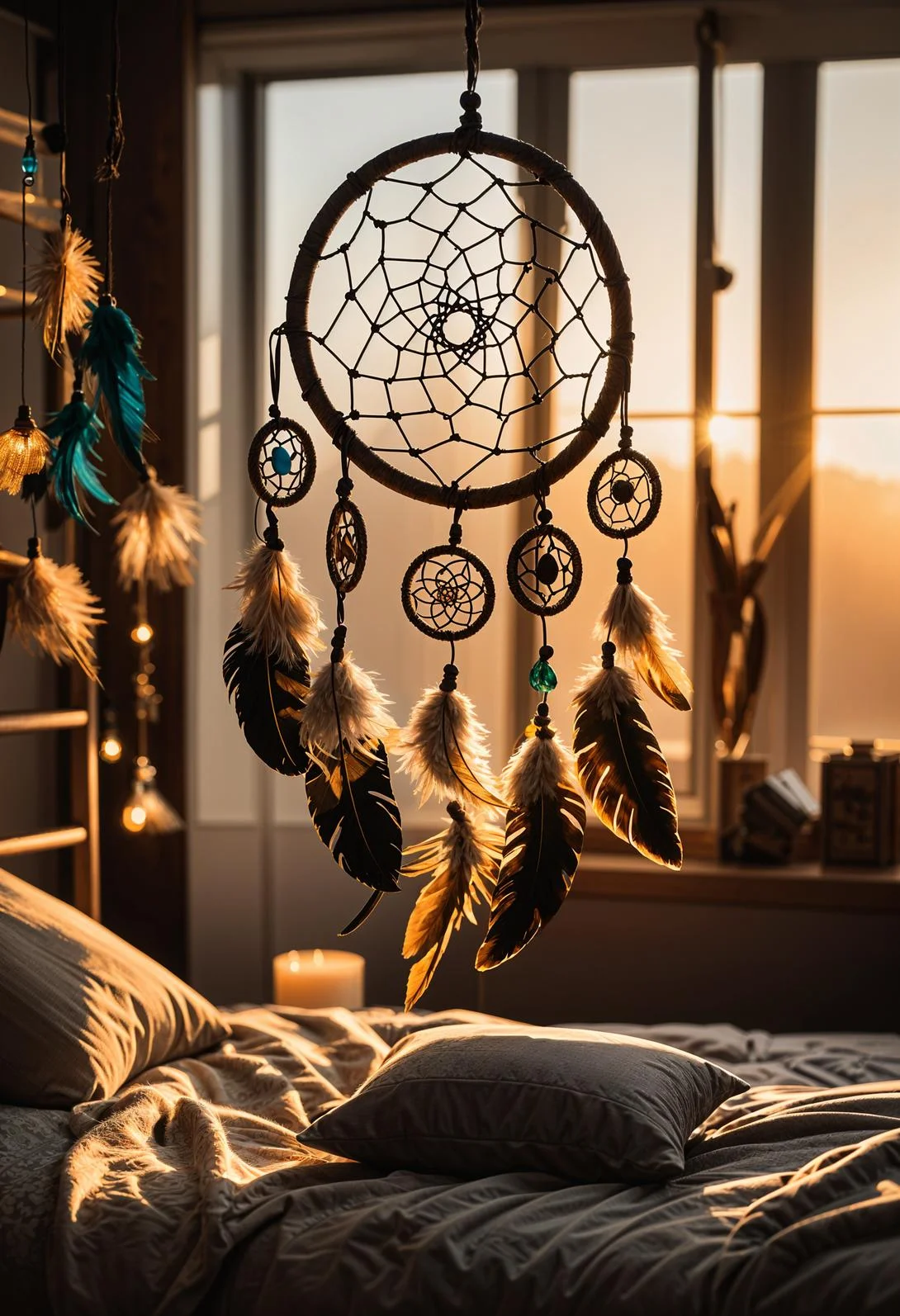 18. DIY Dreamcatcher Jewelry Mobile-0