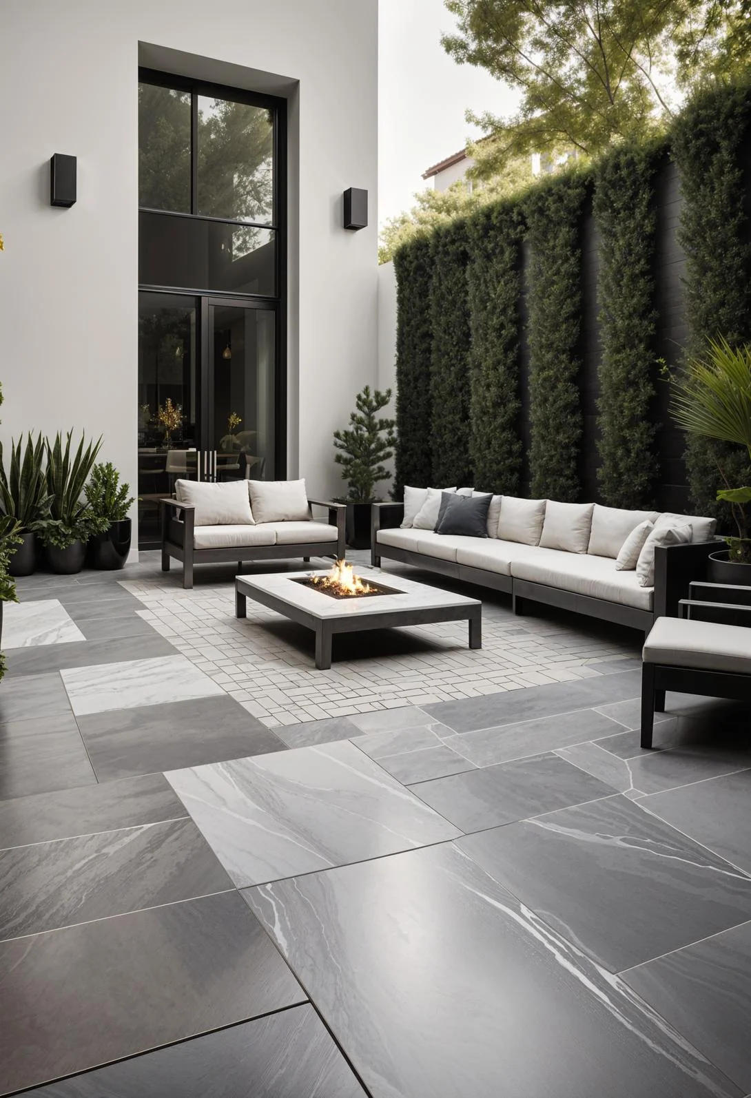23. Elegant Marble Paver Patio Accents-0
