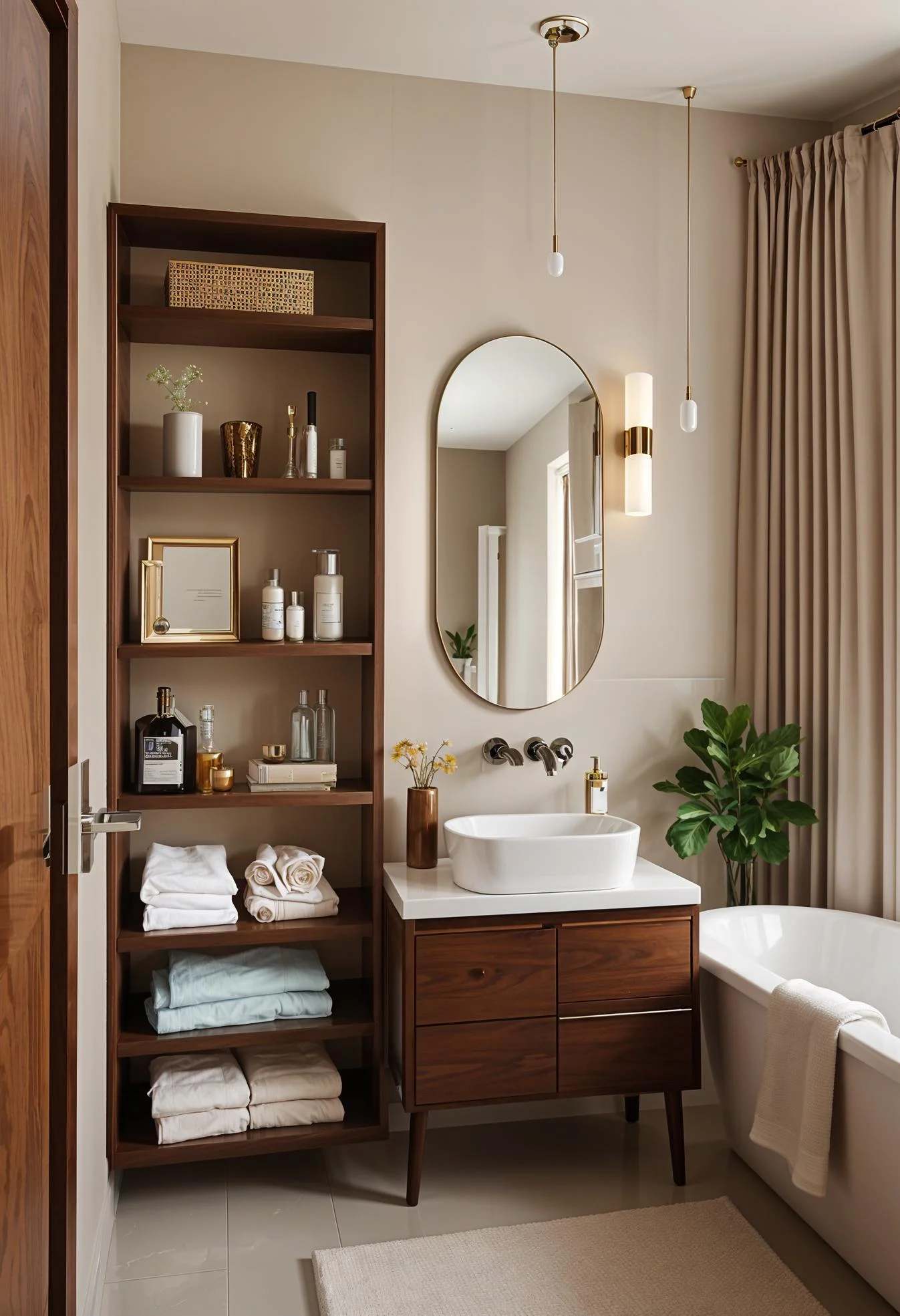 9. Elevating Bathrooms with Walnut & Pastels-0