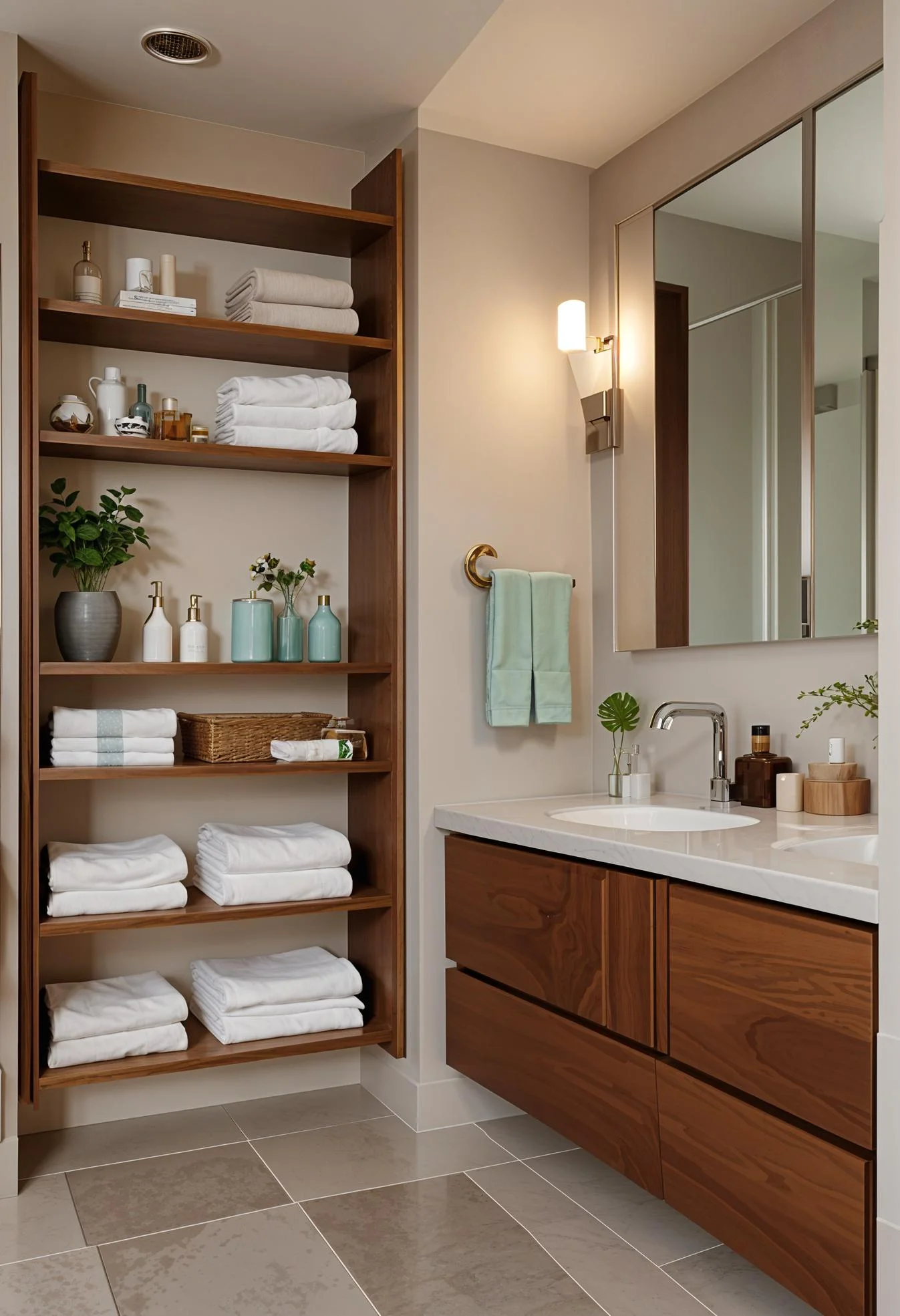 9. Elevating Bathrooms with Walnut & Pastels-2