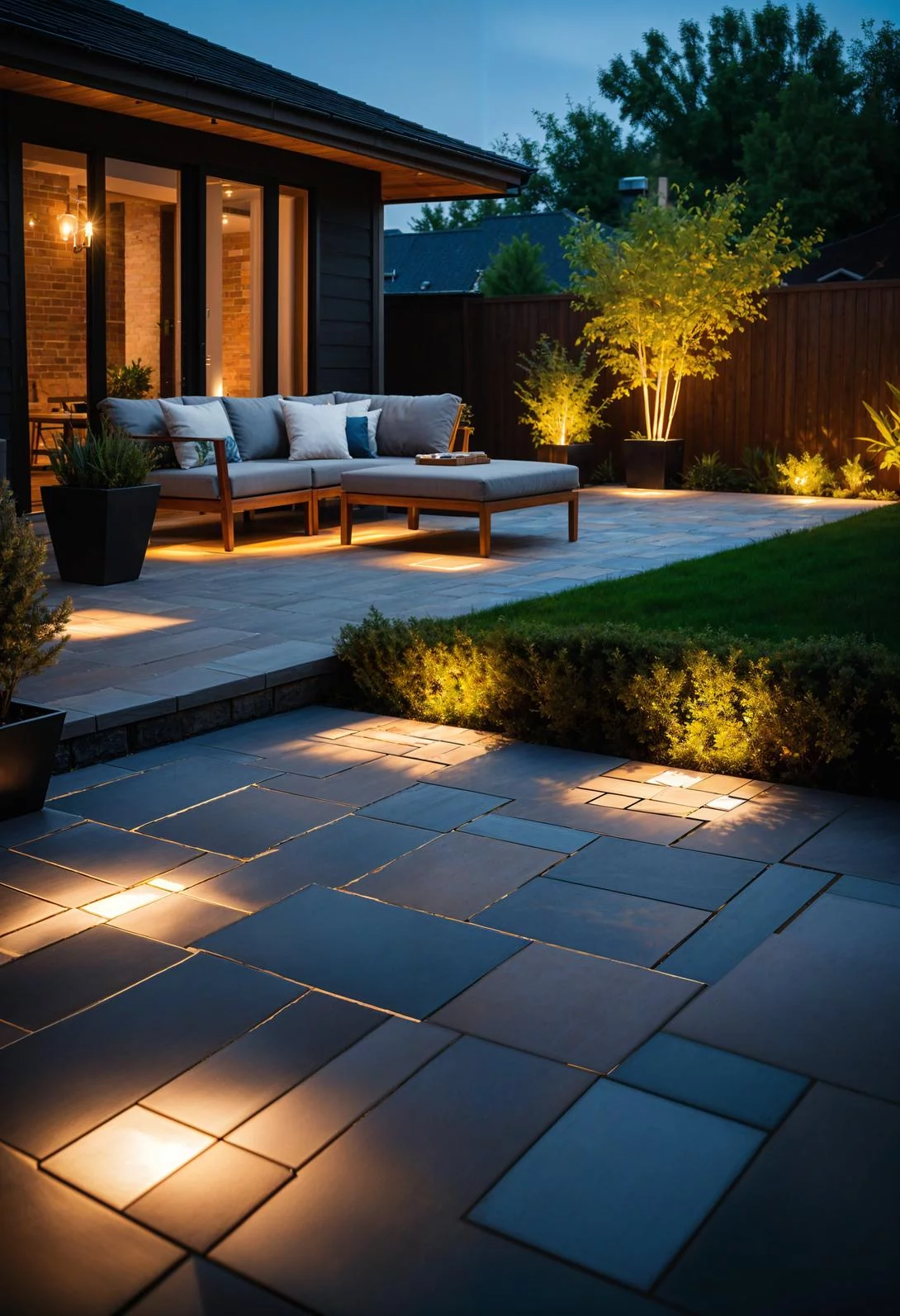 17. Evening Ambiance with Inlaid Lights-1