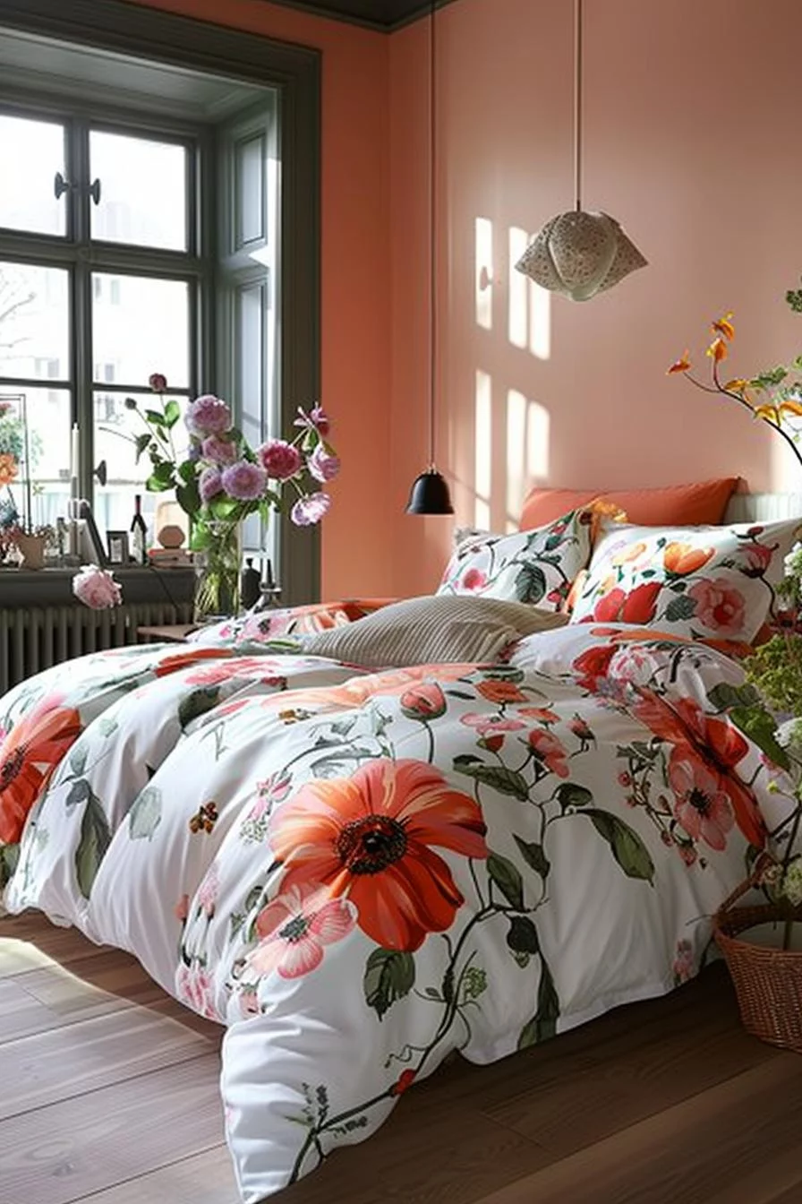 19. Floral Fantasy for Teen Rooms-0
