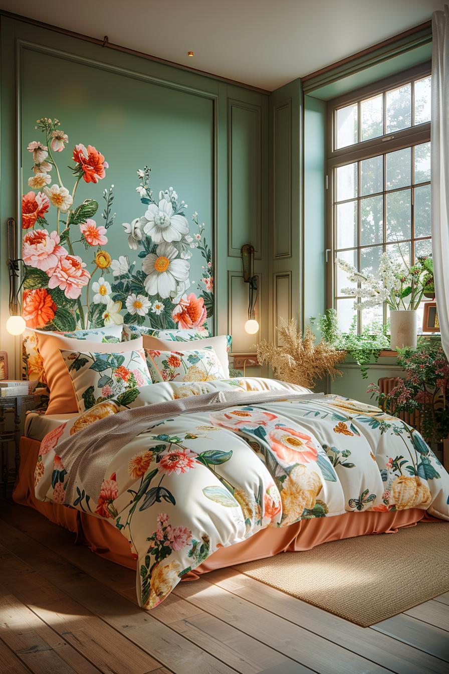 19. Floral Fantasy for Teen Rooms-1