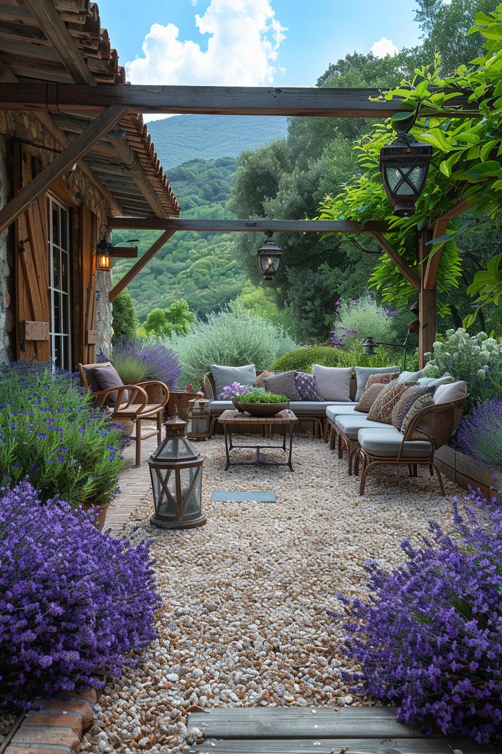 14. French Country Gravel Retreat & Lavender-0