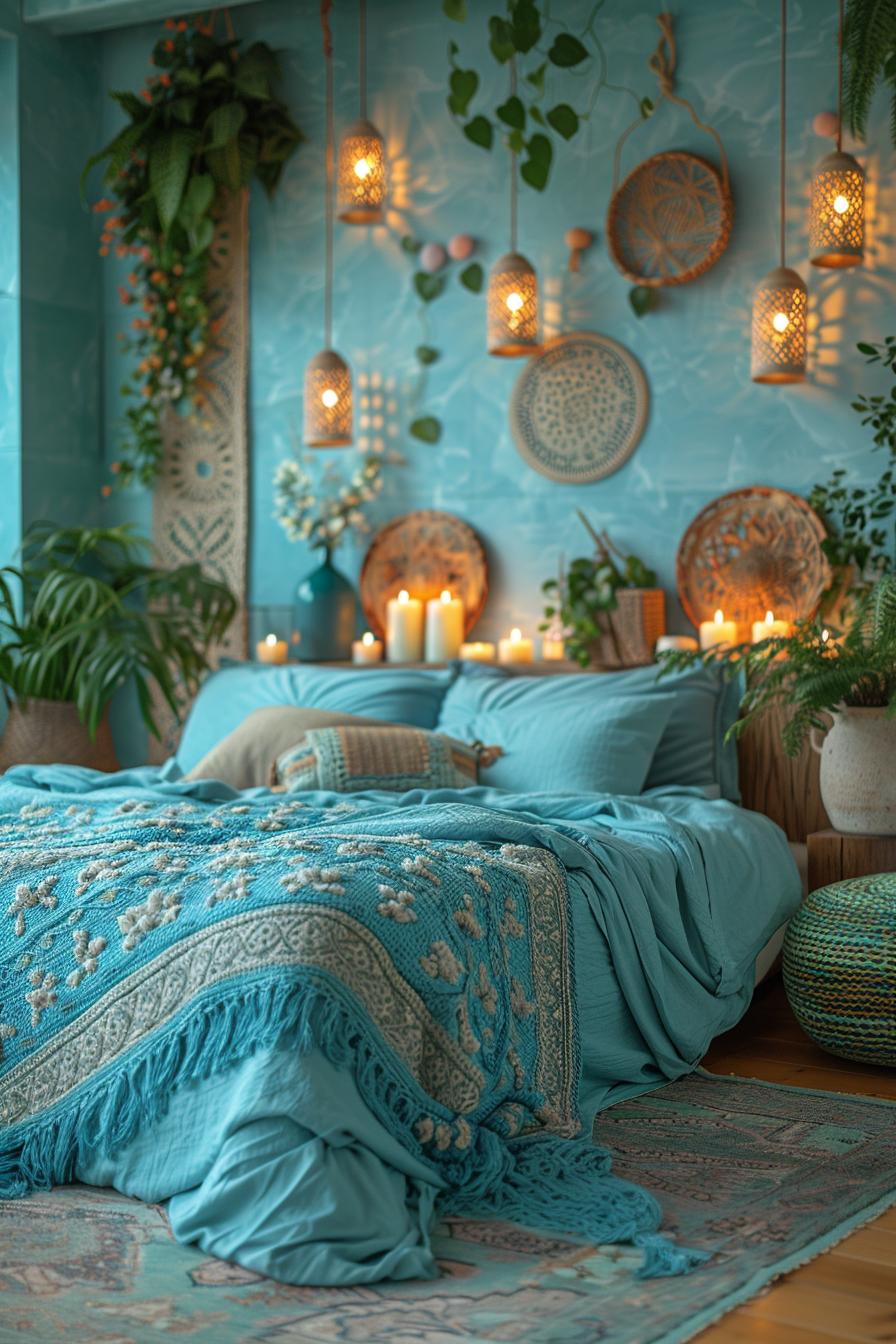 13. Lanterns: Boho Bedroom Glow-2