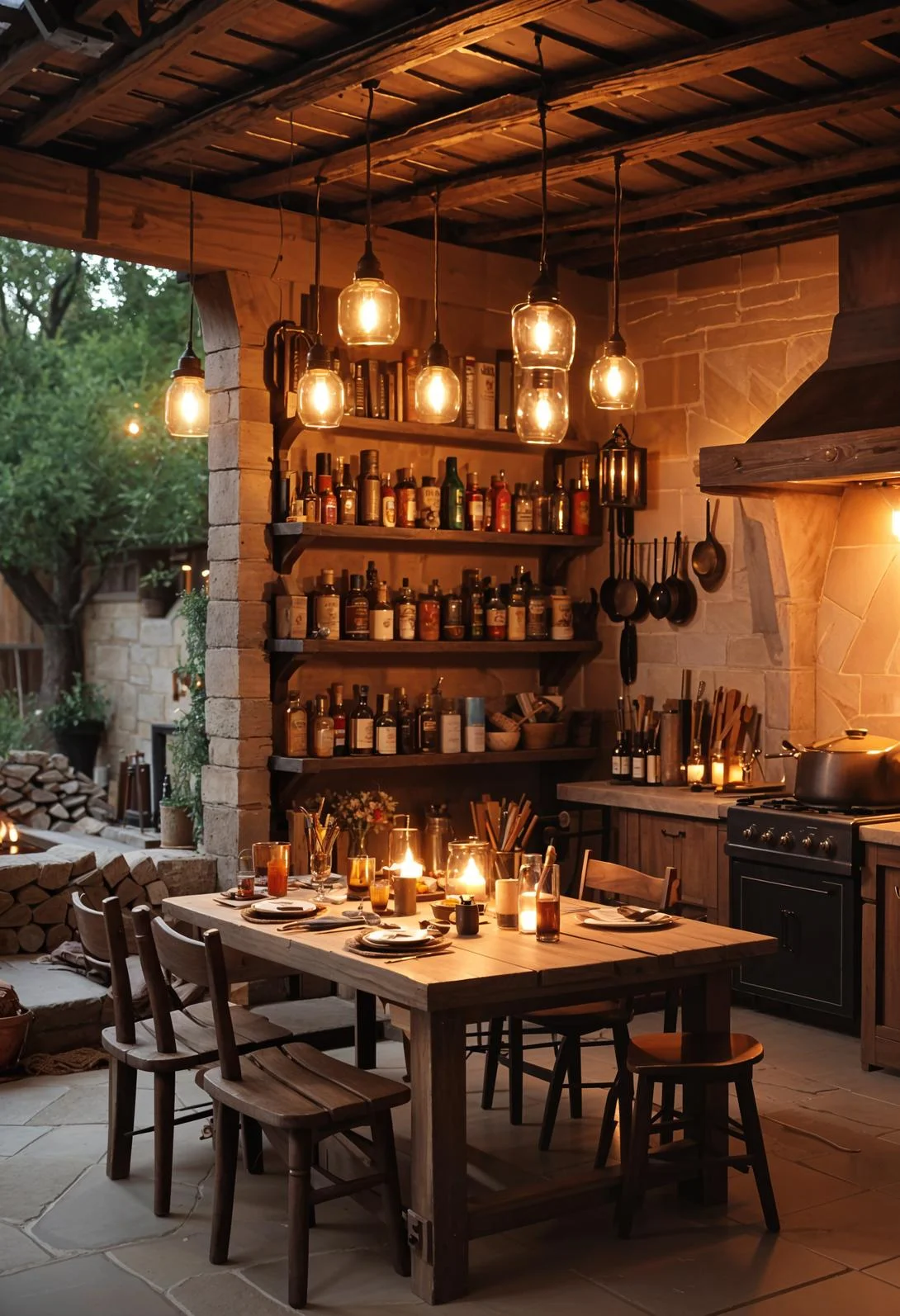 21. Magical Harry Potter-Inspired Kitchen Patio-1