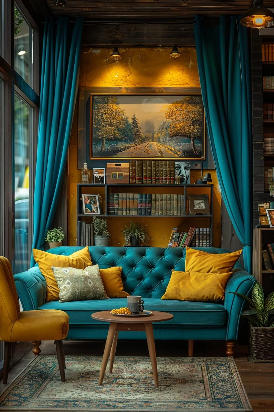 21. Modern Drapery Design for Cozy Livingrooms-2