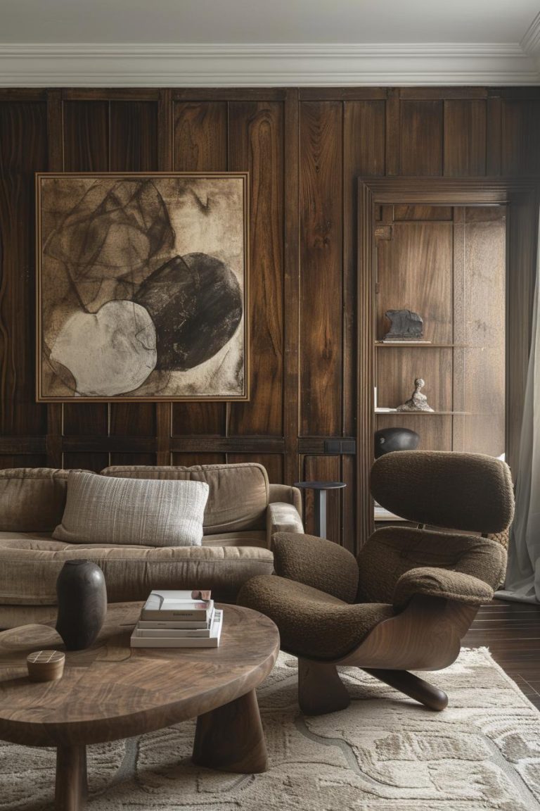 15 Best Moody Mid Century Modern Living Room Ideas - Lovely Harbor