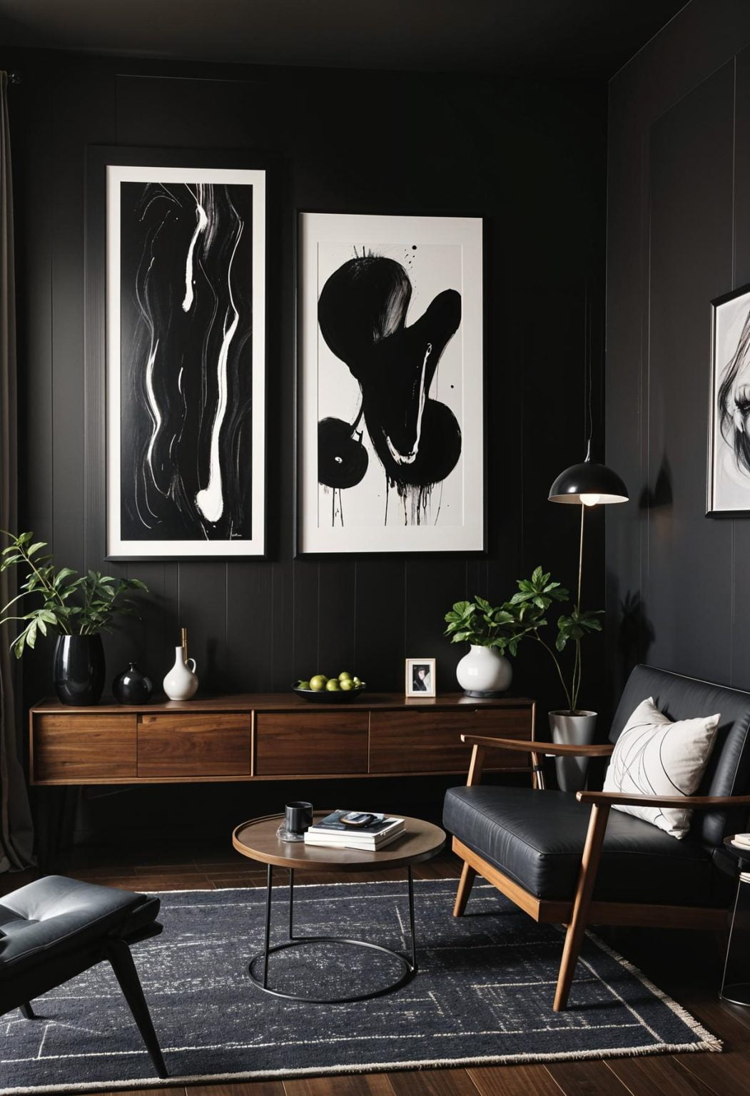 15 Best Moody Mid Century Modern Living Room Ideas - Lovely Harbor