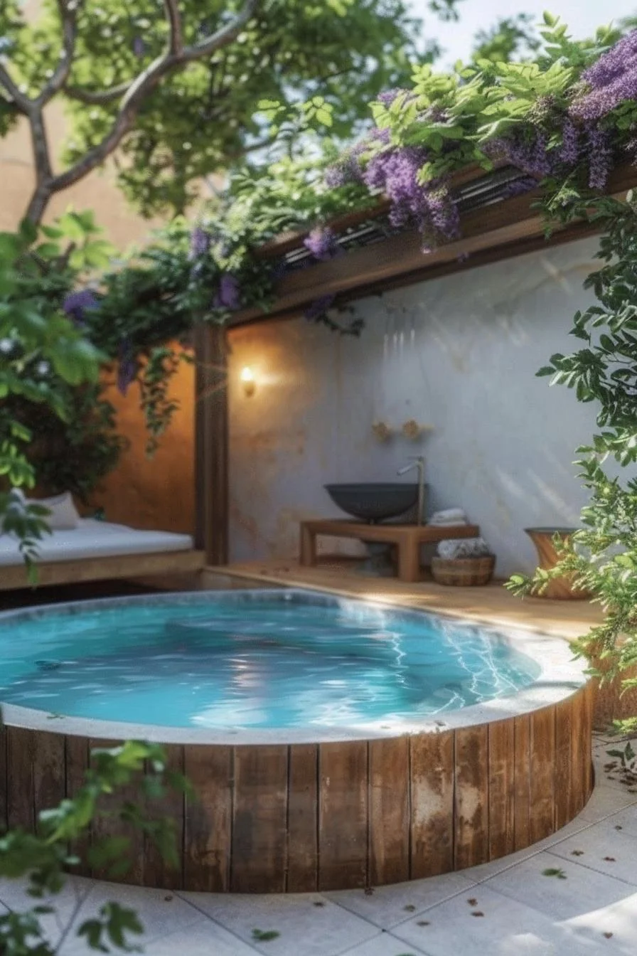 14. Poolside Garden Poolhouse Oasis-2