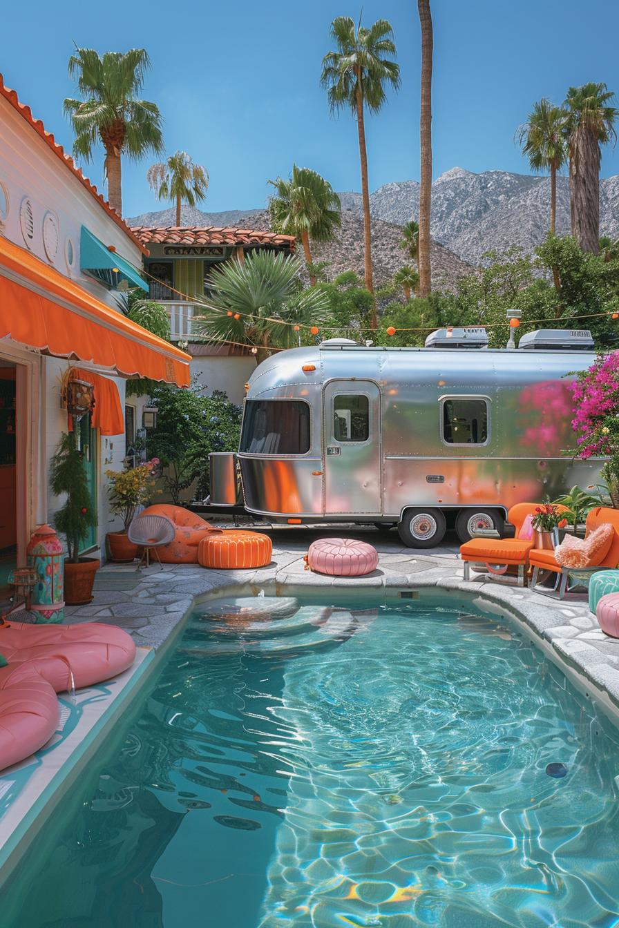 20. Retro Airstream Poolside Vibes-1