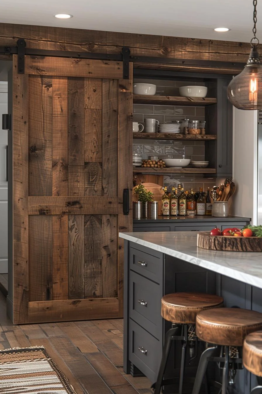 10. Retro Pantry Door with Style-2