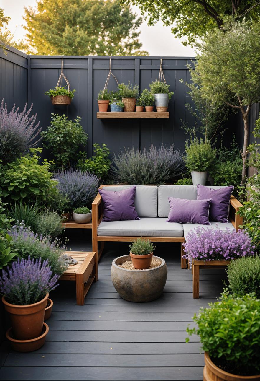 18. Scented Herb Corner with Cozy Seating-2