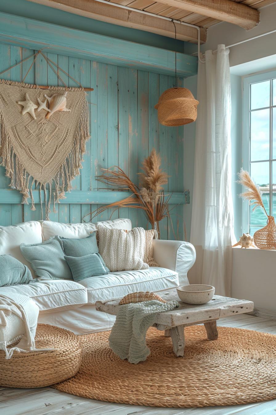 2. Seashell Macramé Wall Decor Ideas-1