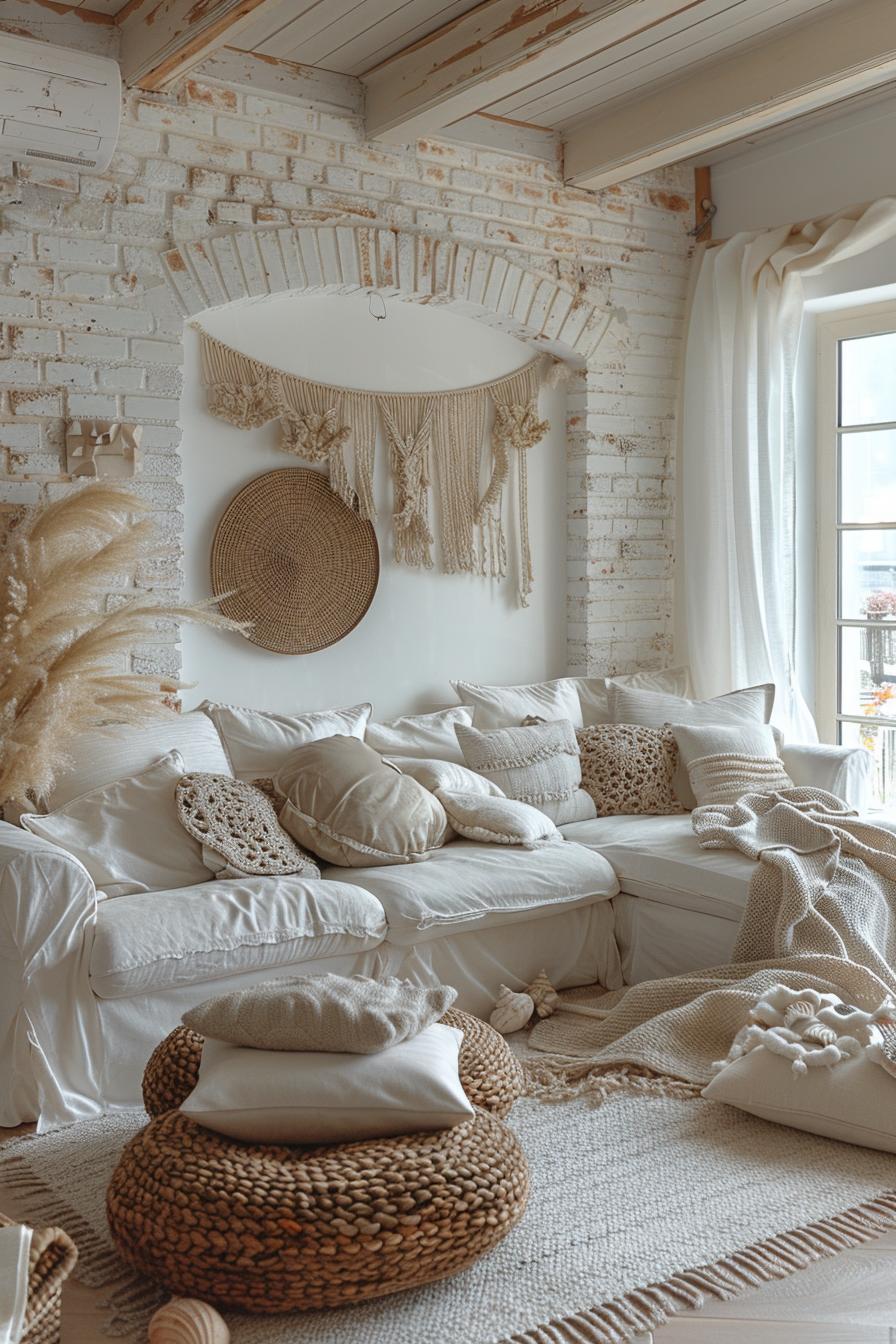 2. Seashell Macramé Wall Decor Ideas-2