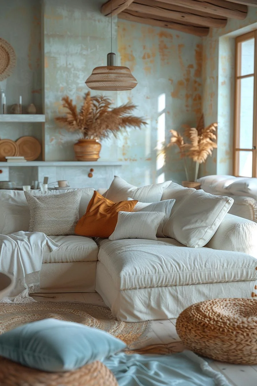 15 Stunning Boho Coastal Living Room Ideas for a Beachy Home 22 4. Seaside Chic Color Scheme Ideas-2