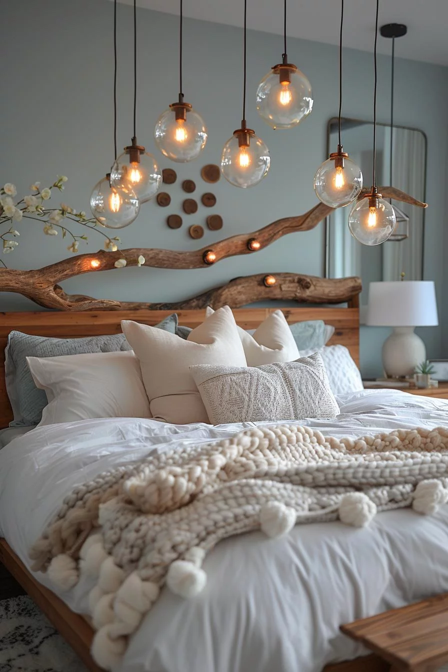 1. Seaside Driftwood Headboard Styling-0