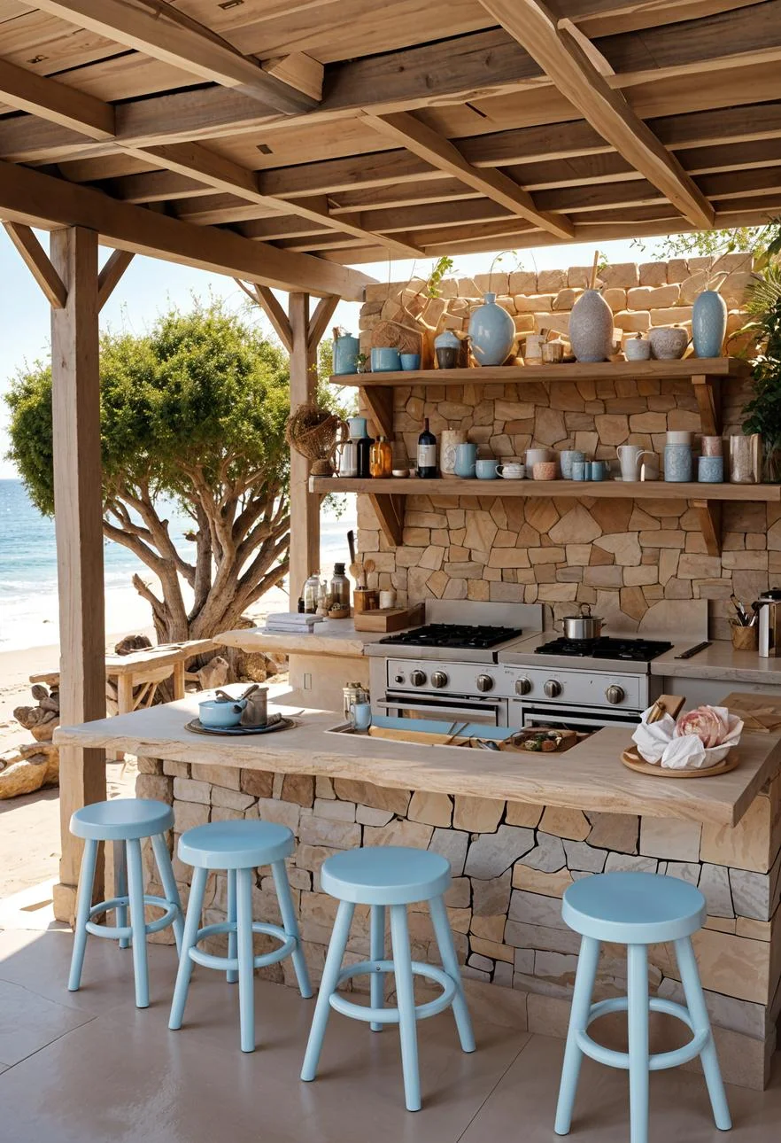 6. Seaside-Inspired Outdoor Kitchen Oasis-2