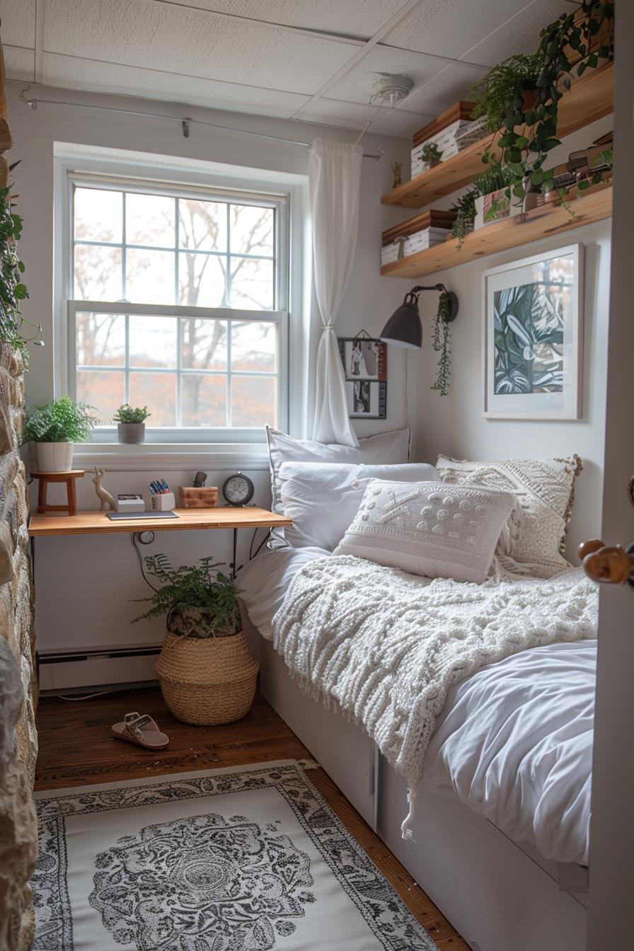 19. Sleek Minimalist Dorm Room Inspo-0